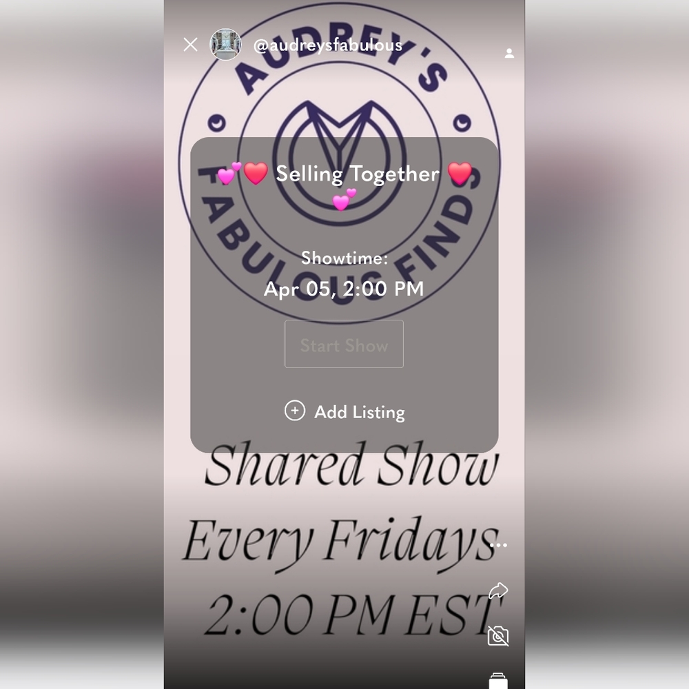 💞💞💞Let's Sell Together Fridays, 2:00pm EST💞💞💞